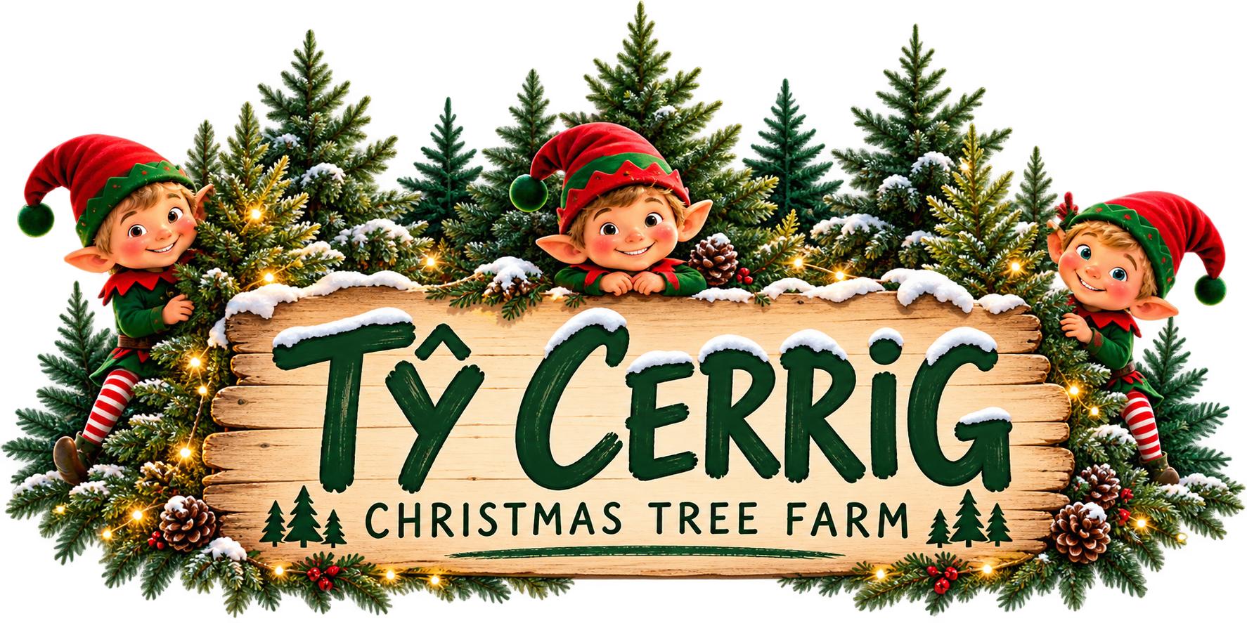 Ty Cerrig Christmas Tree Farm Logo